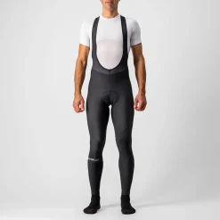 Fitness And Gym Pants*Castelli Mens Entrata Bib Tights in Black