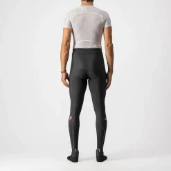 Fitness And Gym Pants*Castelli Reflective Accent Athletic Tights in Black
