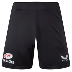Fitness And Gym Shorts*Castore Saracens Training Shorts 2024 2025 Adults in Black