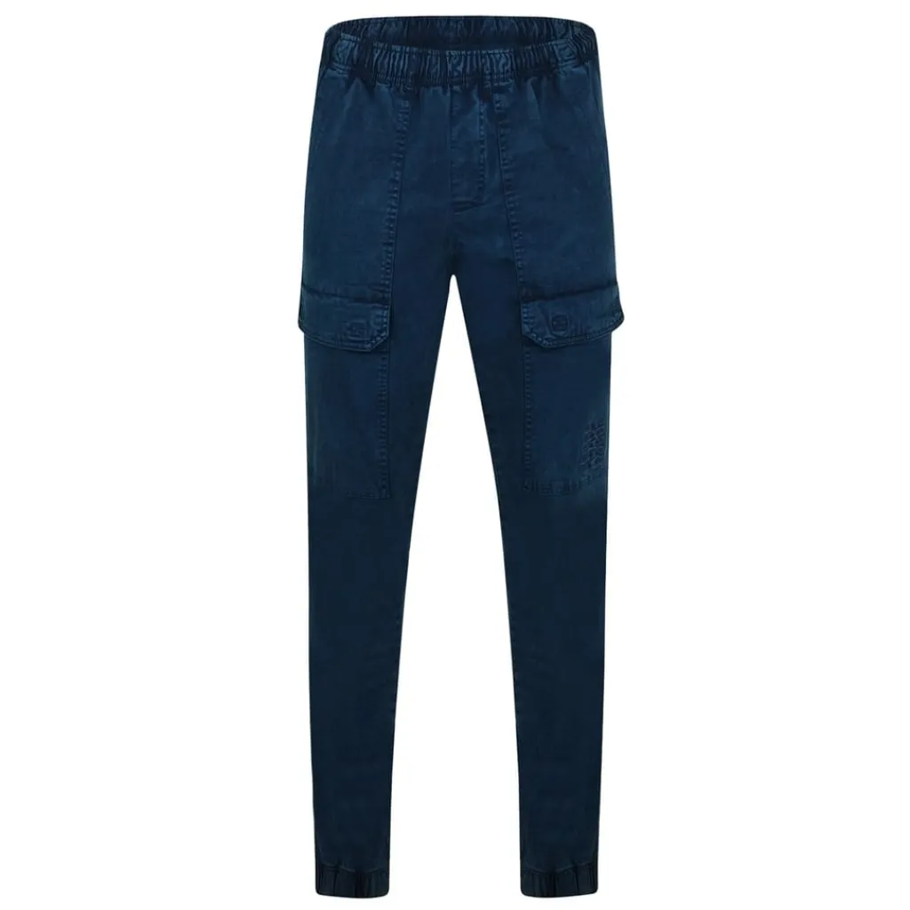 Trousers*Champion Casual Cargo Sweatpants in Blue