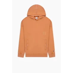 Hoodies*Champion Hooded Relaxed Fit Long Sleeve Sweatshirt in Orange