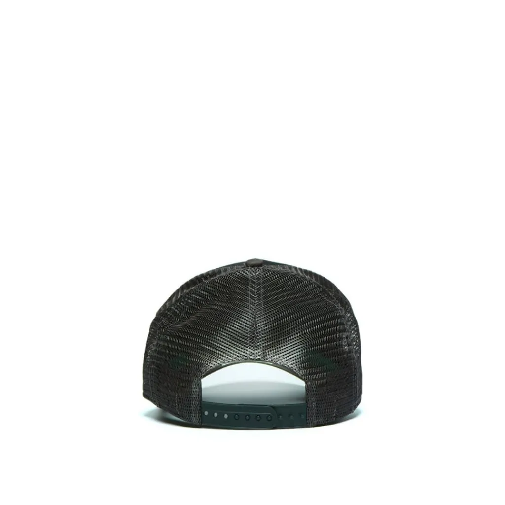 Caps-Hats*Christian Rose Plate Trucker Cap in Black