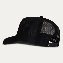 Caps-Hats*Christian Rose Trucker Cap in Black