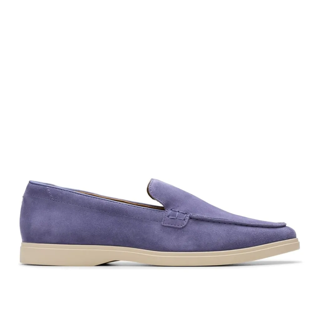 Shoes*Clarks Easy Venetian Loafers in Blue