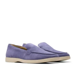 Shoes*Clarks Easy Venetian Loafers in Blue