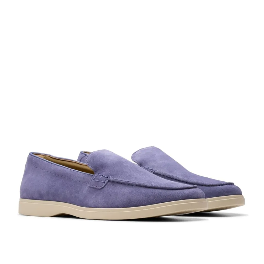 Shoes*Clarks Easy Venetian Loafers in Blue