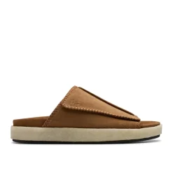 Footwear|Beach Shoes*Clarks Originals Overleigh Sliders in Brown