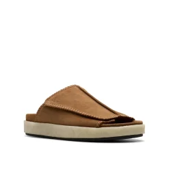 Footwear|Beach Shoes*Clarks Originals Overleigh Sliders in Brown