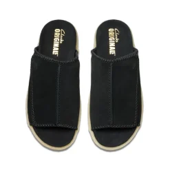 Beach Shoes|Footwear*Clarks Originals Overleigh Sliders in Black