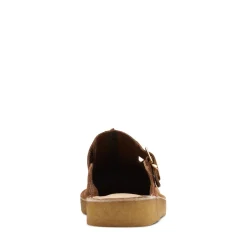 Shoes|Footwear*Clarks Originals Trek Mule Suede Shoes in Brown