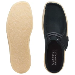 Slippers|Shoes*Clarks Originals Wallabee Cup Suede Shoes in Black