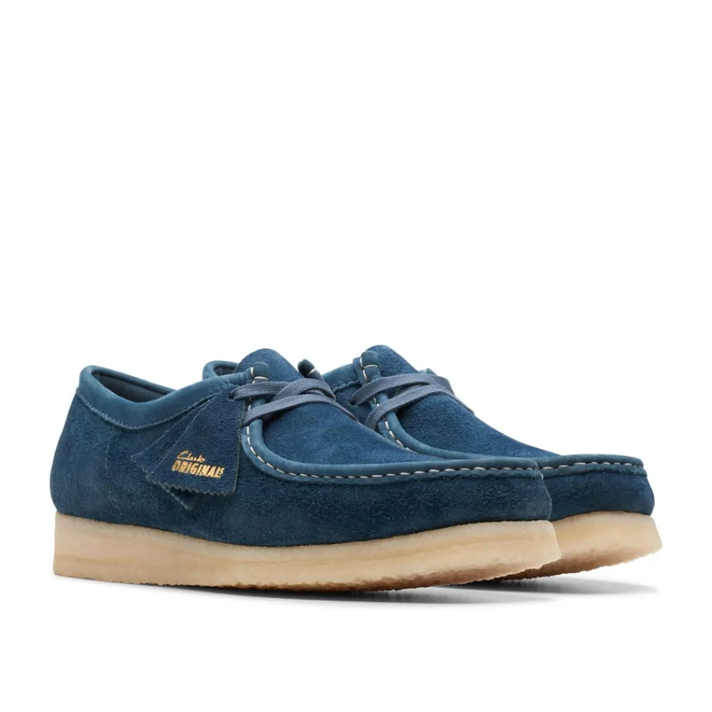 Shoes|Footwear*Clarks Originals Wallabee Shoes in Navy