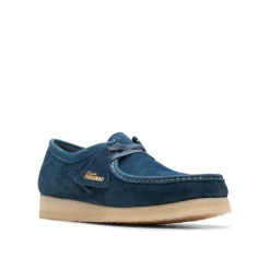 Shoes|Footwear*Clarks Originals Wallabee Shoes in Navy