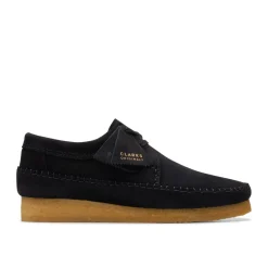 Shoes|Footwear*Clarks Originals Weaver Suede Shoes in Black