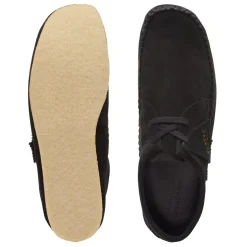 Shoes|Footwear*Clarks Originals Weaver Suede Shoes in Black