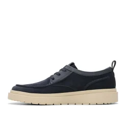 Shoes*Clarks Polden Moc Flatform Penny Loafers in Blue