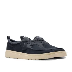 Shoes*Clarks Polden Moc Flatform Penny Loafers in Blue