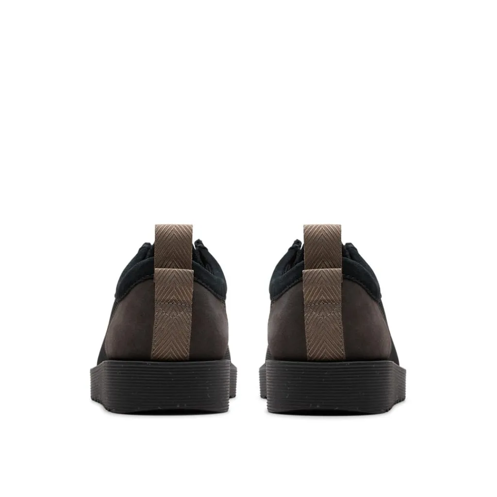 Shoes*Clarks Wallabee Moccasin Flatform Loafers in Black