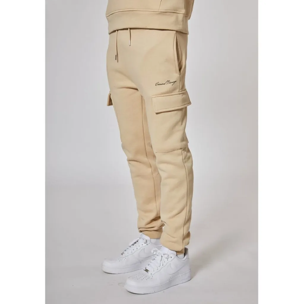 Trousers*Criminal Damage Cali Jogger in Nude