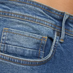 Jeans*Crosshatch Buraca Slim-Fit Jeans in Blue