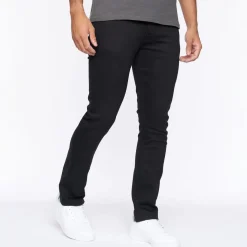 Jeans*Crosshatch Buraca Slim-Fit Jeans in Black