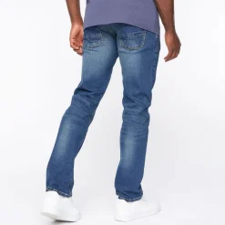 Jeans*Crosshatch Cadman Straight-Fit Jeans in Blue
