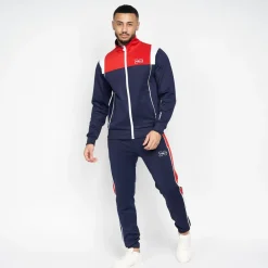Tracksuits*Crosshatch Chinooks Tracksuit in Blue red