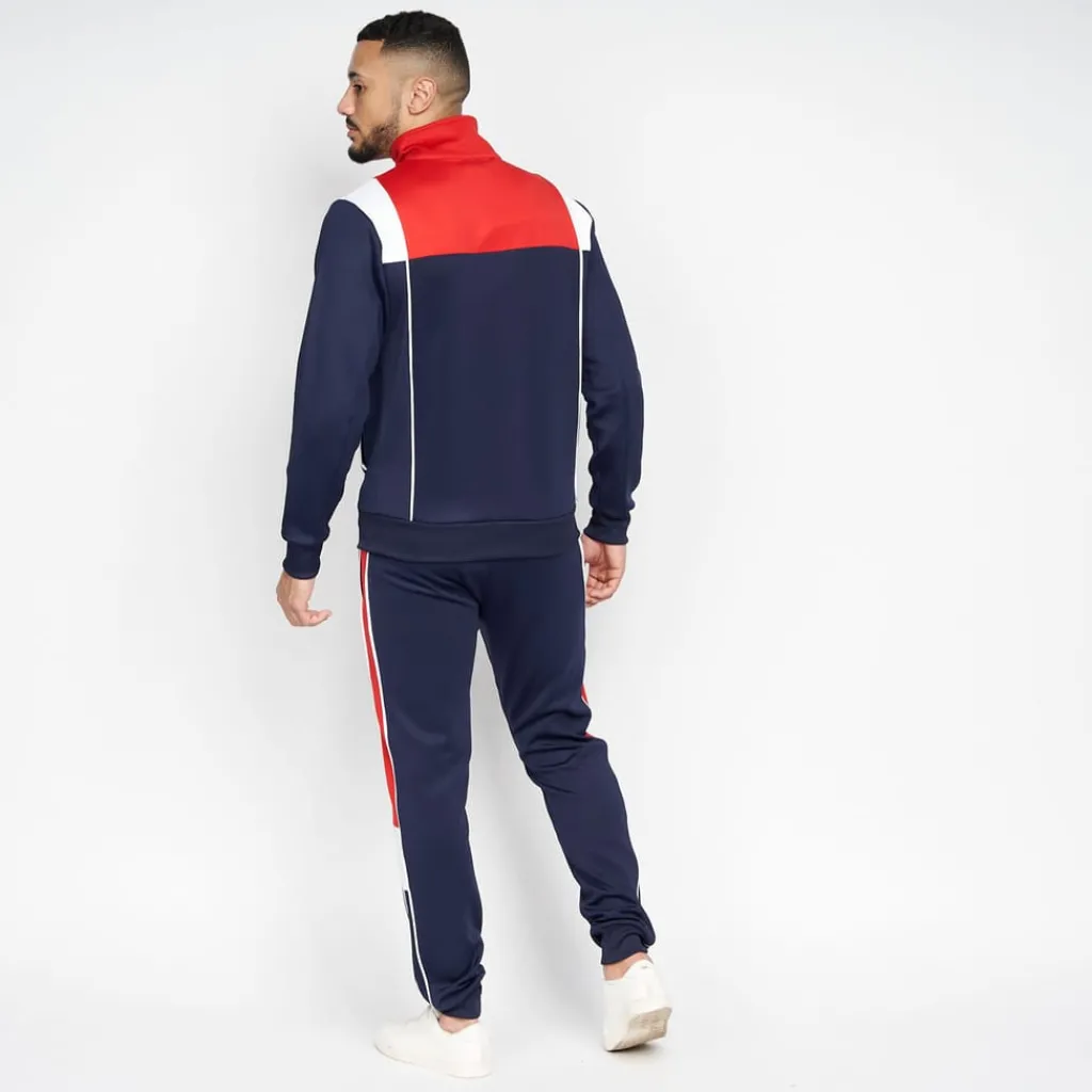 Tracksuits*Crosshatch Chinooks Tracksuit in Blue red