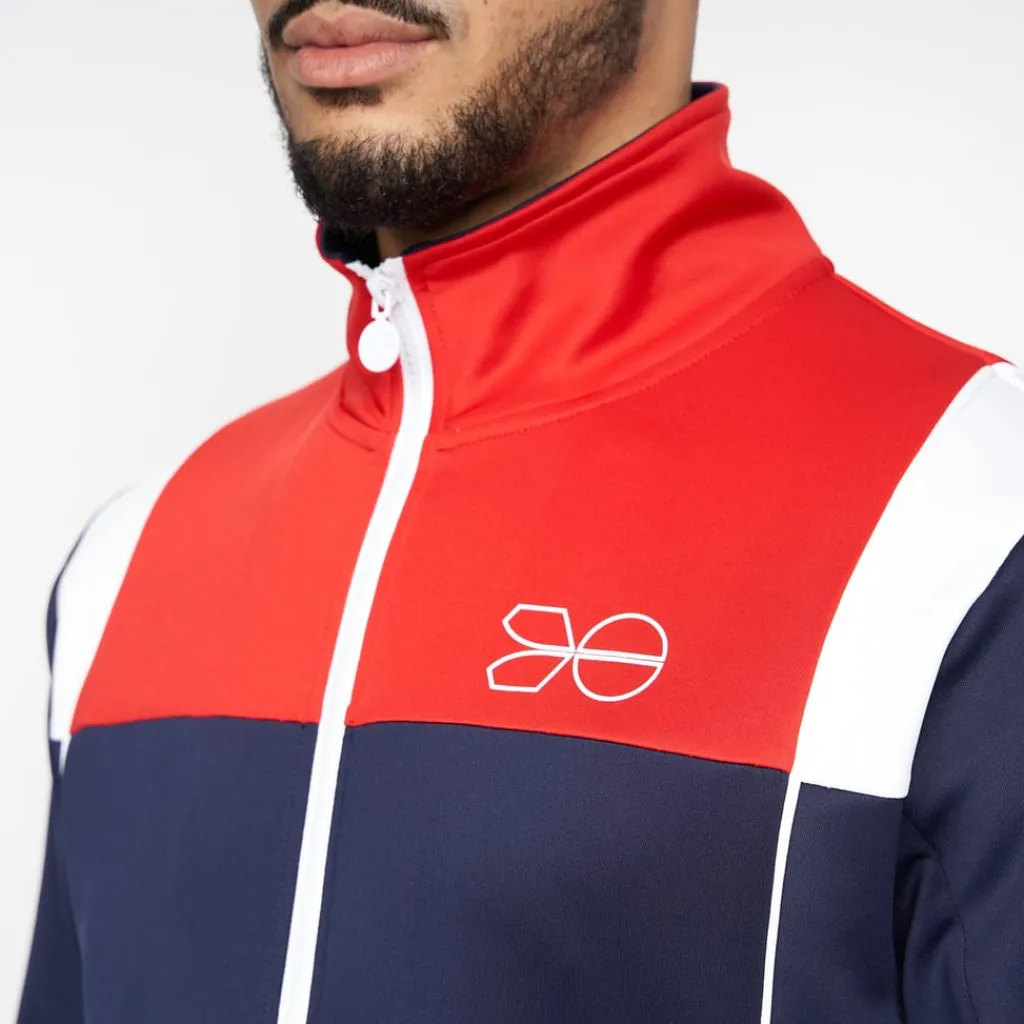 Tracksuits*Crosshatch Chinooks Tracksuit in Blue red