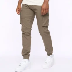 Trousers*Crosshatch Frentons Cargos in Green