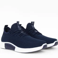 Trainers|Footwear*Crosshatch Rideout Trainers in Navy