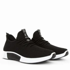 Trainers|Footwear*Crosshatch Rideout Trainers in Black