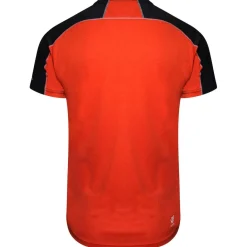 Fitness And Gymwear*Dare 2b Aces Zip Neck Regular Fit T-Shirt in Multi
