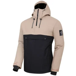 Coats And Jackets*Dare 2b Freeride Overhead Waterproof Ski Jacket in Cream Black