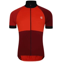 Fitness And Gym Tops*Dare 2b Protraction III Cycling Jersey in Orange