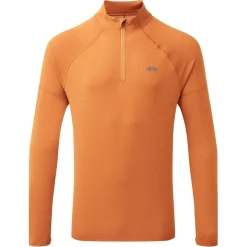 Fitness And Gymwear*Dhb Mens Aeron Mid Layer Quarter Zip Run Top in Purple