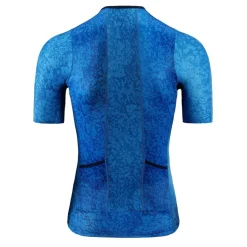 Fitness And Gym Tops*Dhb Mens Hydron Short Sleeve Tri Top in Blue