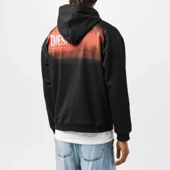Hoodies*Diesel Boxt Hood R11 Sn52 in Black