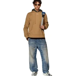 Hoodies*Diesel Mid Hoodie in Beige