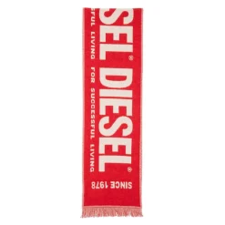 Gloves-Scarves-Umbrellas*Diesel S-Bisc-New Scarf in Red