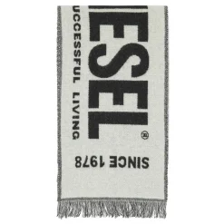 Gloves-Scarves-Umbrellas*Diesel S-Bisc-New Scarf in White