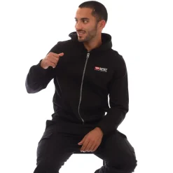 Hoodies*Diesel S-Ginn-Hood-Zip-Div Hoodie in Black
