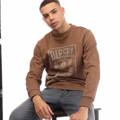 Sweatshirts*Diesel S-Gir 11-6 Sweatshirt in Brown