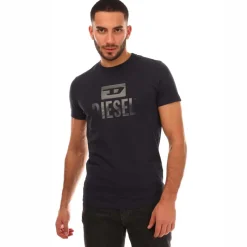 T-Shirts And Vests*Diesel T-Diego Tone on Tone T-Shirt in Navy