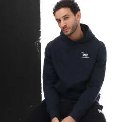 Sweatshirts*DKNY Printed Logo Blackwater Hoodie in Navy