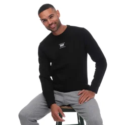 Sweatshirts*DKNY Printed Logo Crewneck Sweatshirt in Black