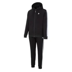 Tracksuits*Donnay Fleece FulL-Zip T Suit in Black