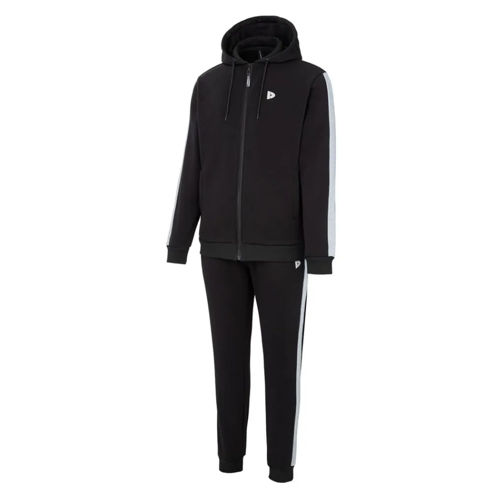 Tracksuits*Donnay Fleece FulL-Zip T Suit in Black