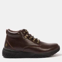Boots*Donnay Mens Leather Casual Chukka Boots in Brown