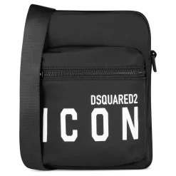 Bags*DSquared2 Icon Messenger Bag in Black